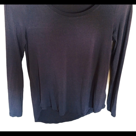 REITMANS R Essentials Scoop Neck Tee/Top With Long Sleeves Charcoal Grey Size XS - Picture 8 of 10